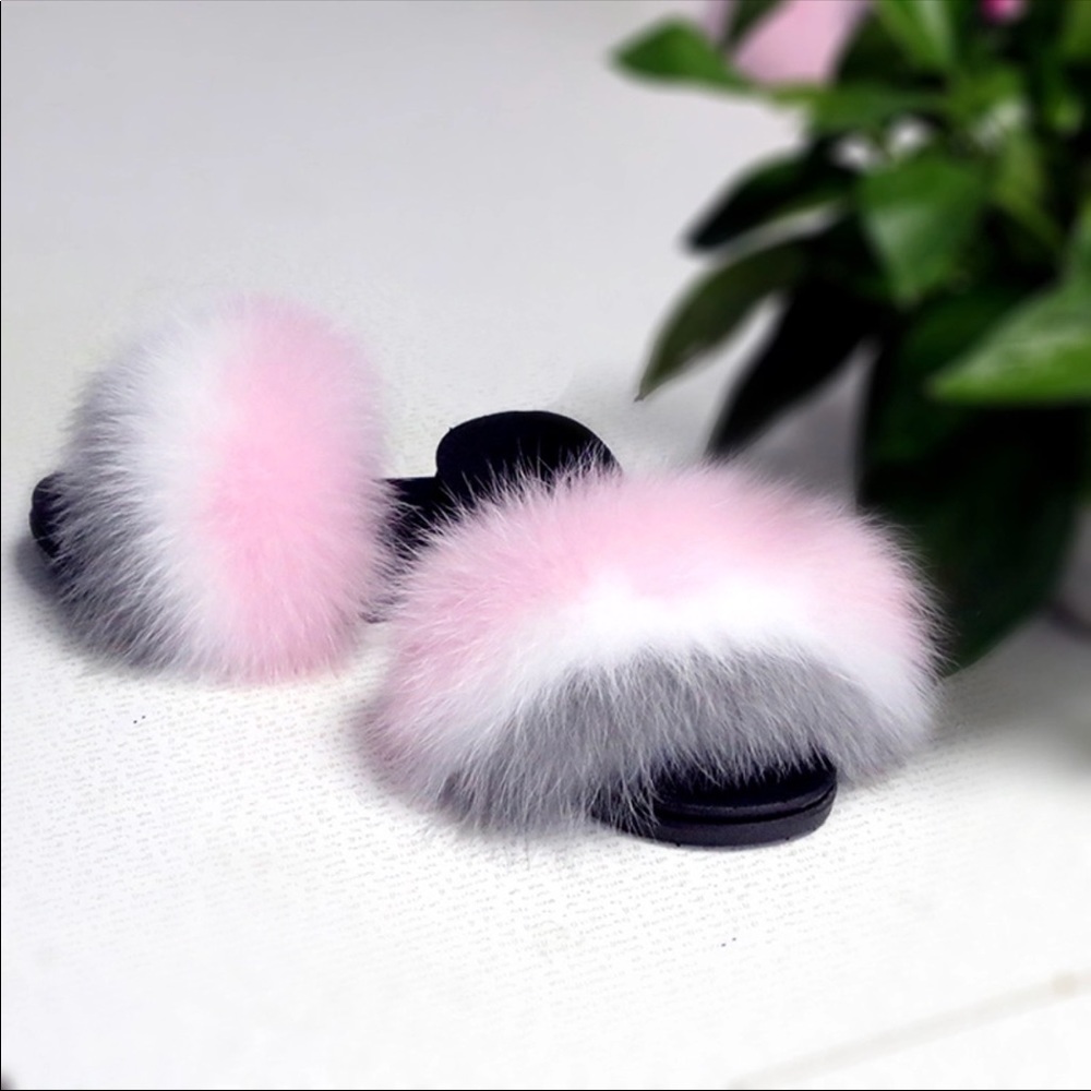 Real Fur Slippers